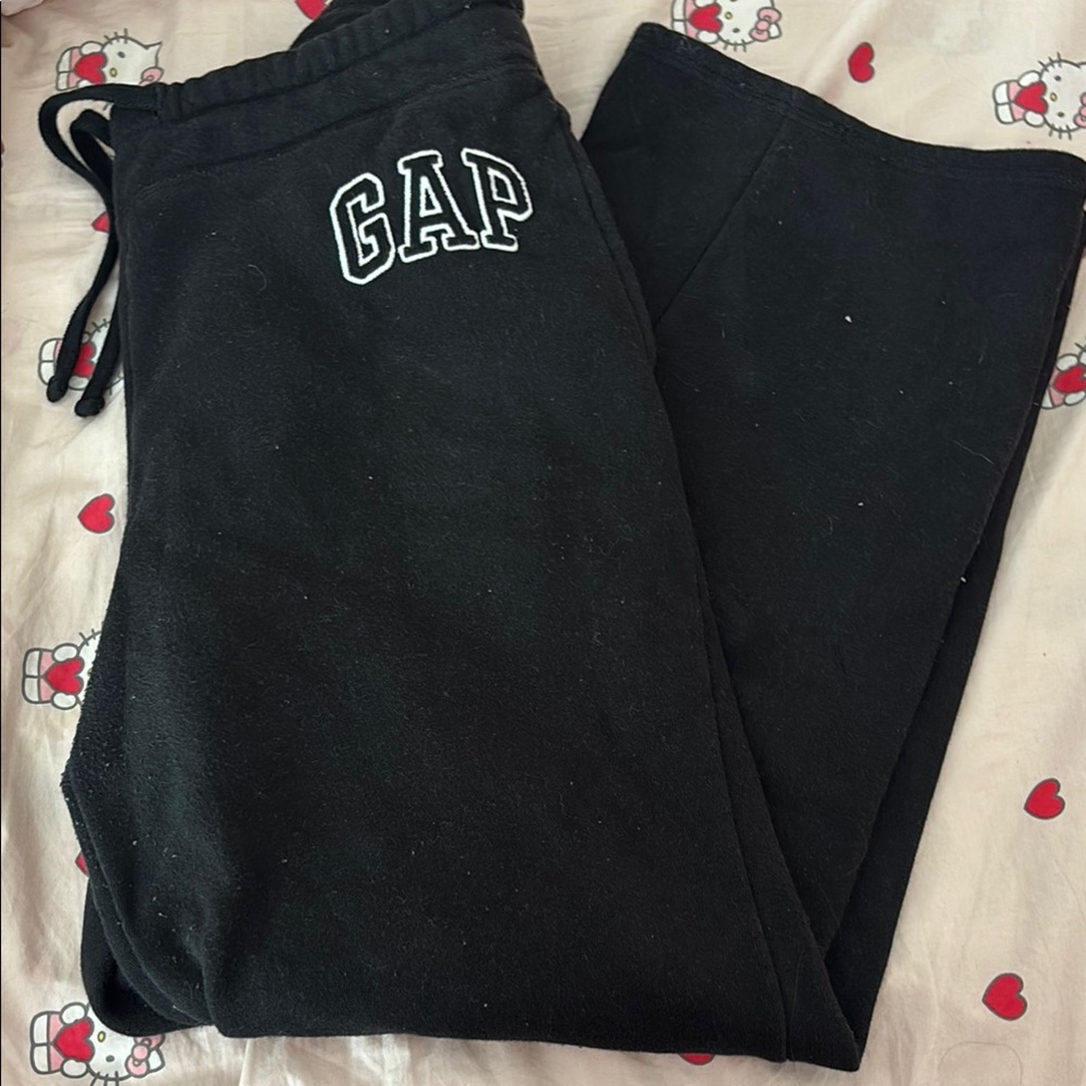 GAP Black Joggers with Drawstring Waist